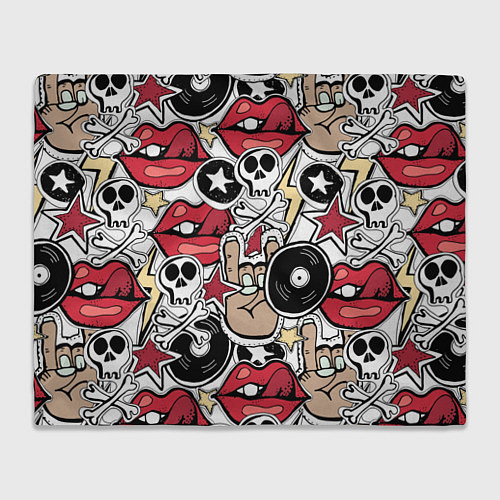 Плед Тяжёлый рок / 3D-Велсофт – фото 1