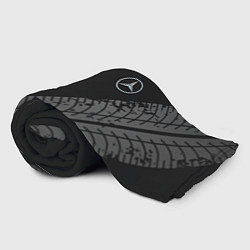 Плед флисовый Mercedes AMG: Street Style, цвет: 3D-велсофт — фото 2