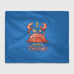 Плед флисовый Hungry Crab, цвет: 3D-велсофт