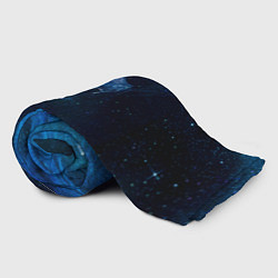 Плед флисовый Синий космос, цвет: 3D-велсофт — фото 2