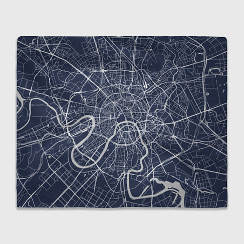 Плед Карта Москвы / 3D-Велсофт – фото 1