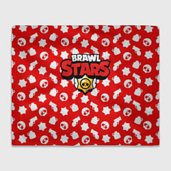 Плед Brawl Stars: Red & White