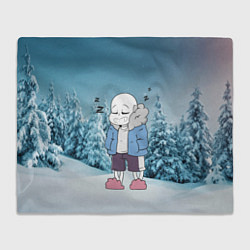 Плед флисовый Sans Winter, цвет: 3D-велсофт