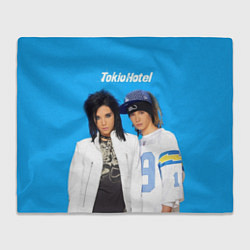 Плед флисовый Tokio Hotel poster, цвет: 3D-велсофт
