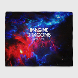 Плед флисовый IMAGINE DRAGONS, цвет: 3D-велсофт