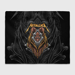 Плед Metallica мышь летучая