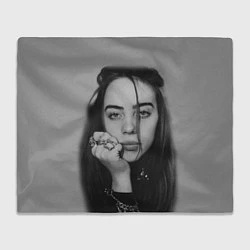 Плед флисовый BILLIE EILISH, цвет: 3D-велсофт