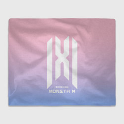 Плед флисовый Monsta X, цвет: 3D-велсофт
