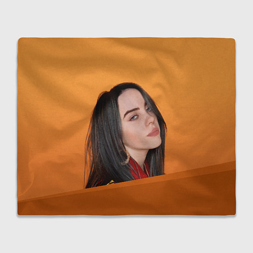 Плед BILLIE EILISH: Orange Mood / 3D-Велсофт – фото 1