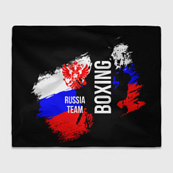 Плед Boxing Russia Team и герб РФ