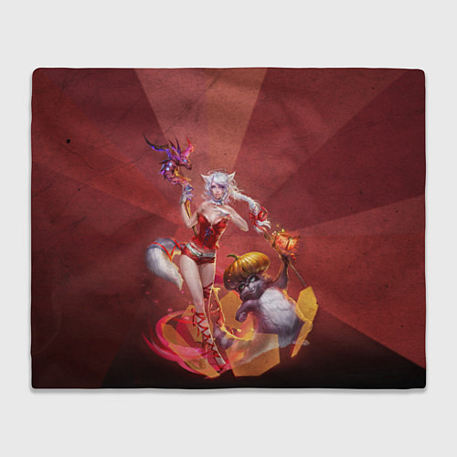 Плед Zoomorph and raccoon / 3D-Велсофт – фото 1