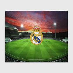 Плед флисовый FC Real Madrid, цвет: 3D-велсофт