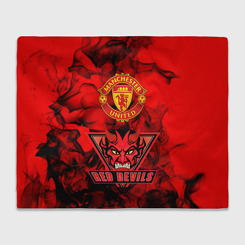 Плед Manchester United / 3D-Велсофт – фото 1