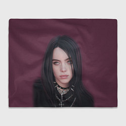 Плед флисовый BILLIE EILISH, цвет: 3D-велсофт