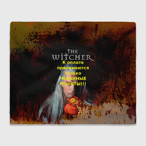 Плед Ведьмаку заплатите / 3D-Велсофт – фото 1