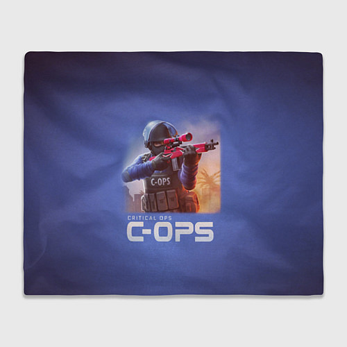 Плед Critical Ops / 3D-Велсофт – фото 1