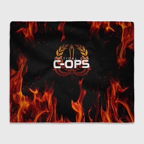 Плед CRITICAL OPS C-OPS / 3D-Велсофт – фото 1