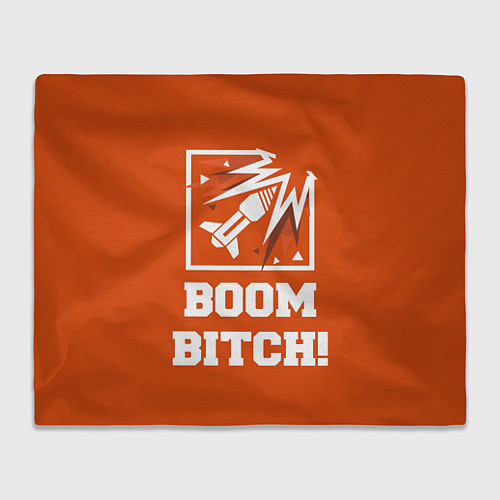 Плед Boom Bitch! / 3D-Велсофт – фото 1