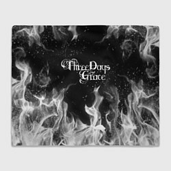 Плед флисовый Three Days Grace, цвет: 3D-велсофт