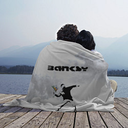 Плед флисовый Banksy, цвет: 3D-велсофт — фото 2