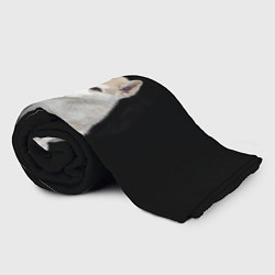 Плед флисовый Sleep Eat Play Repeat Хаски щенок, цвет: 3D-велсофт — фото 2