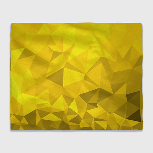 Плед YELLOW ABSTRACT / 3D-Велсофт – фото 1