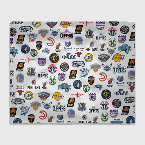 Плед NBA Pattern / 3D-Велсофт – фото 1