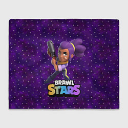 Плед флисовый Brawl stars Шелли, цвет: 3D-велсофт