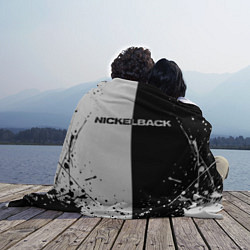 Плед флисовый Nickelback, цвет: 3D-велсофт — фото 2