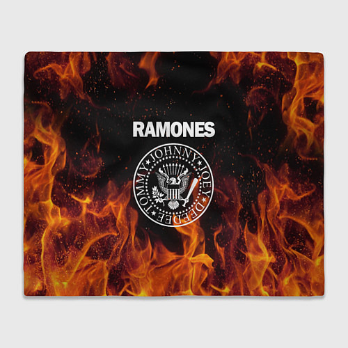 Плед Ramones / 3D-Велсофт – фото 1