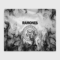 Плед флисовый RAMONES, цвет: 3D-велсофт