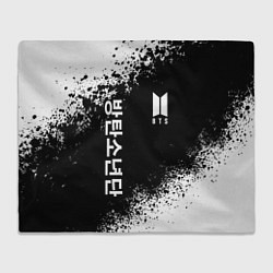 Плед флисовый BTS, цвет: 3D-велсофт
