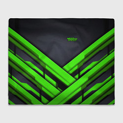 Плед флисовый Need for Speed, цвет: 3D-велсофт