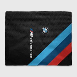 Плед флисовый BMW M PERFORMANCE, цвет: 3D-велсофт