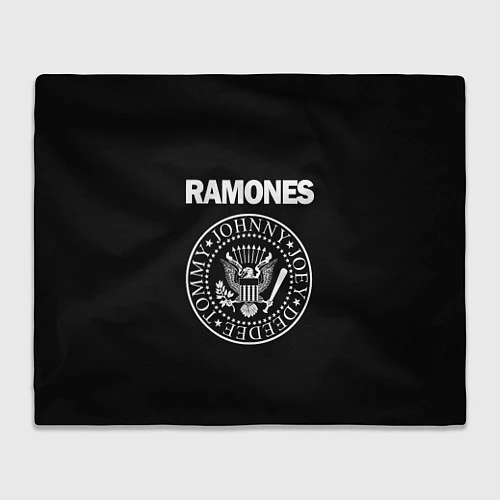 Плед RAMONES / 3D-Велсофт – фото 1