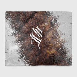 Плед флисовый Stigmata logo, цвет: 3D-велсофт