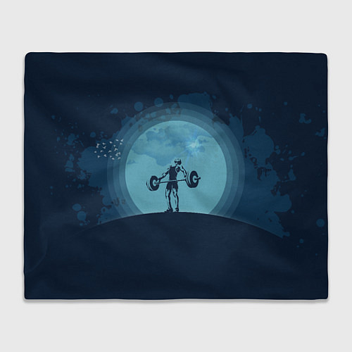 Плед Тяжёлая атлетика / 3D-Велсофт – фото 1