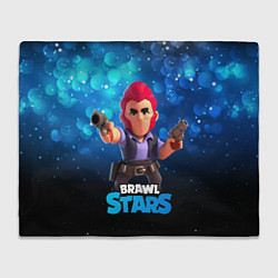 Плед флисовый Brawl Stars Colt Кольт, цвет: 3D-велсофт