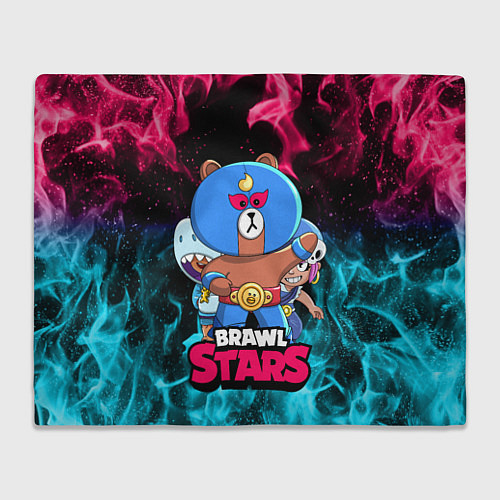 Плед BRAWL STARS EL BROWN / 3D-Велсофт – фото 1