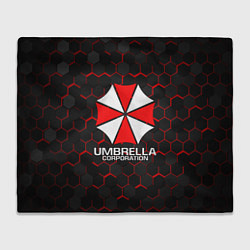 Плед флисовый UMBRELLA CORP, цвет: 3D-велсофт