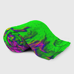 Плед флисовый ОГОНЬ ГЛИТЧ, цвет: 3D-велсофт — фото 2