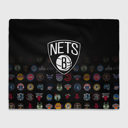 Плед Brooklyn Nets 1 / 3D-Велсофт – фото 1