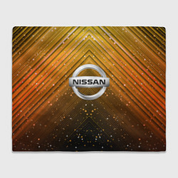 Плед флисовый NISSAN, цвет: 3D-велсофт