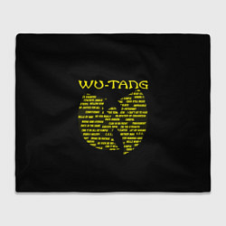 Плед флисовый WU-TANG CLAN, цвет: 3D-велсофт
