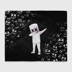 Плед флисовый Marshmello, цвет: 3D-велсофт