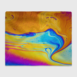 Плед флисовый ABSTRACT WAVES, цвет: 3D-велсофт