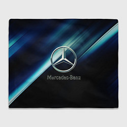 Плед флисовый Mercedes, цвет: 3D-велсофт