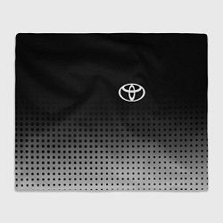 Плед флисовый Toyota, цвет: 3D-велсофт
