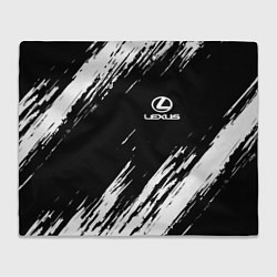 Плед флисовый LEXUS, цвет: 3D-велсофт