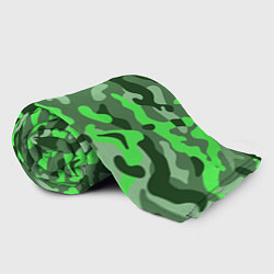 Плед флисовый CAMOUFLAGE GREEN, цвет: 3D-велсофт — фото 2